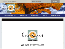 Tablet Screenshot of heartwoodmedia.com